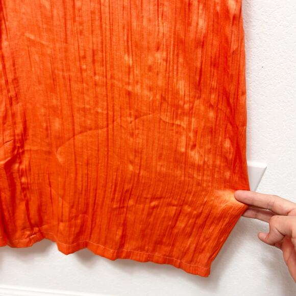 ANTHROPOLOGIE HALTER WOMEN JUMPSUIT IN ORANGE SIZE XL WITH POCKETS - Picture 6 of 11